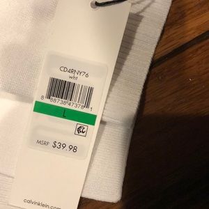 Calvin Klein Sweaters - White Sweater Large NEW with Tags Calvin Klein Sweaters - White Sweater Large NEW with Tags